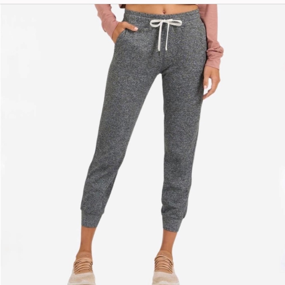 Heathered Gray Vuori Performance Joggers